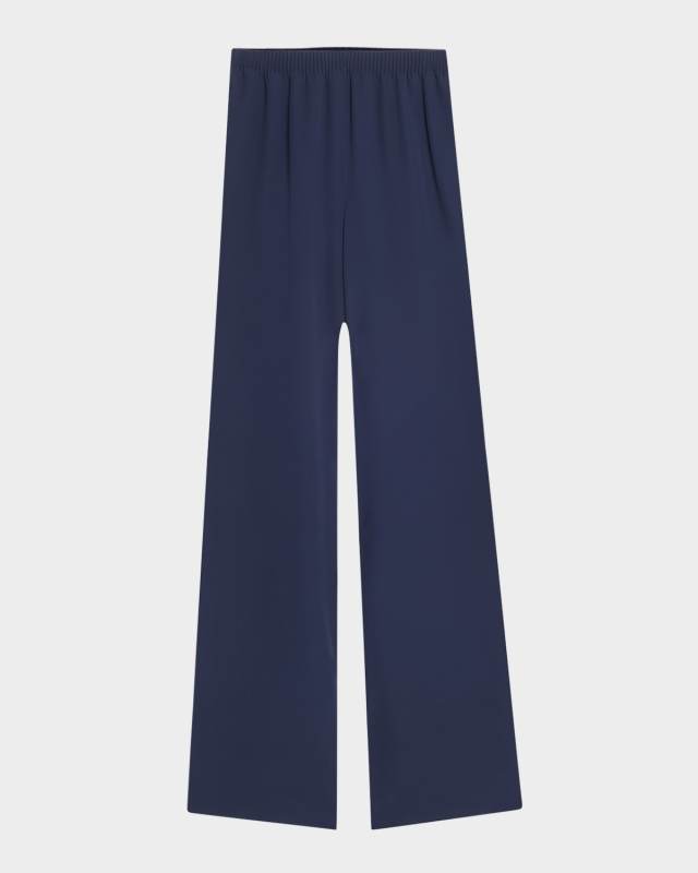 Elastic Wide Leg Trousers